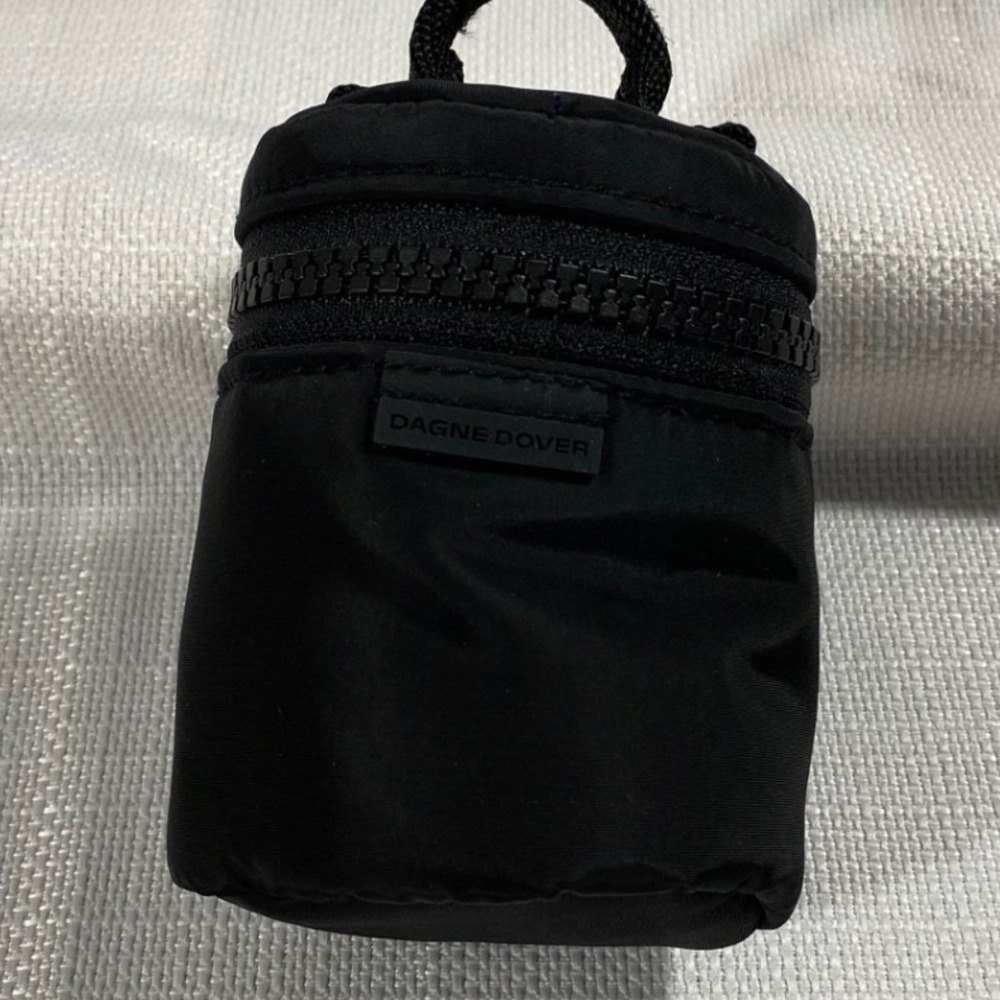 Dagne Dover Mila Case Onyx Black Repreve  Keychain Pouch Clip On